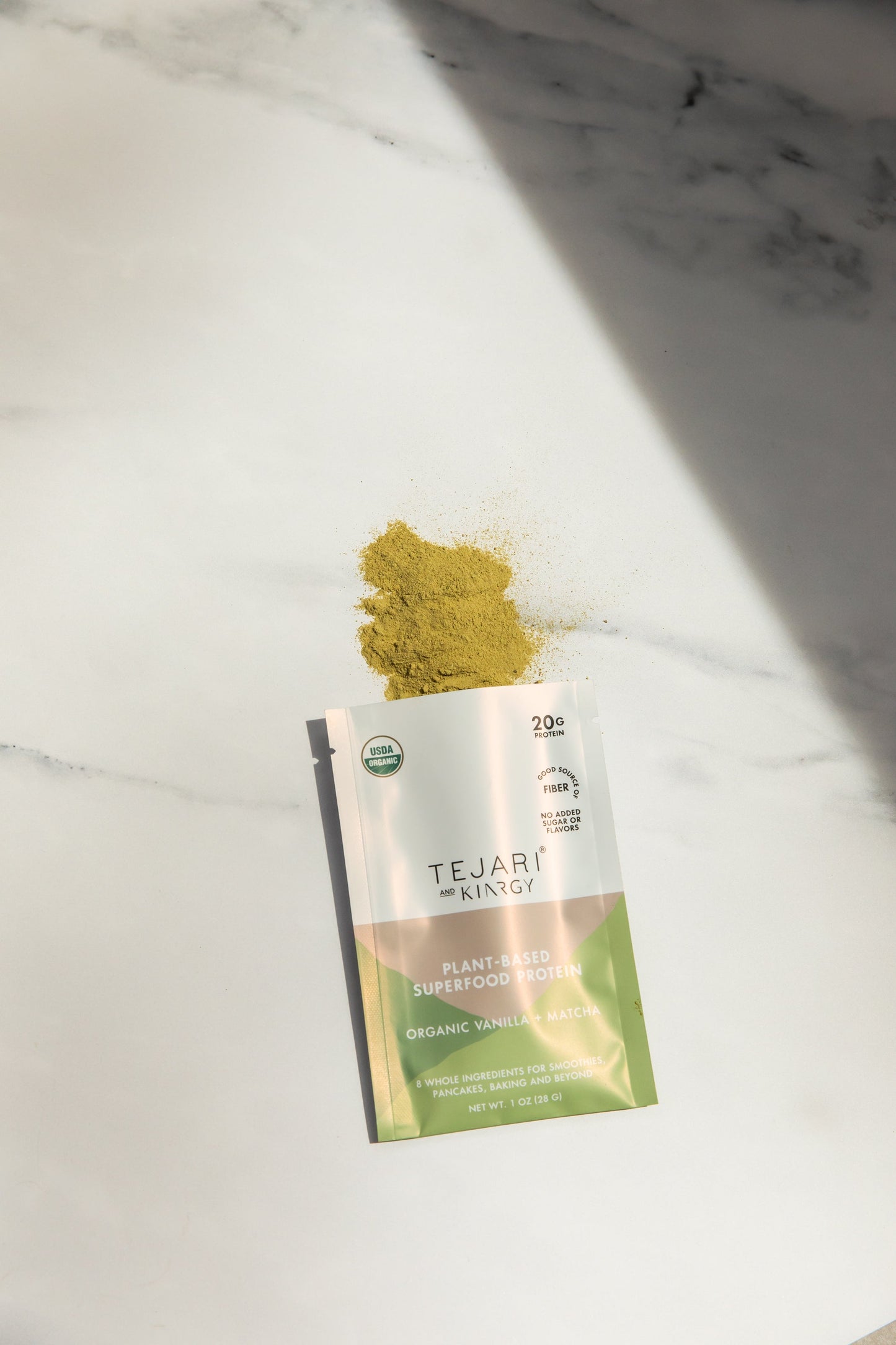 KINRGY x TEJARI Organic Vanilla + Matcha Blend - Two Sachet Set