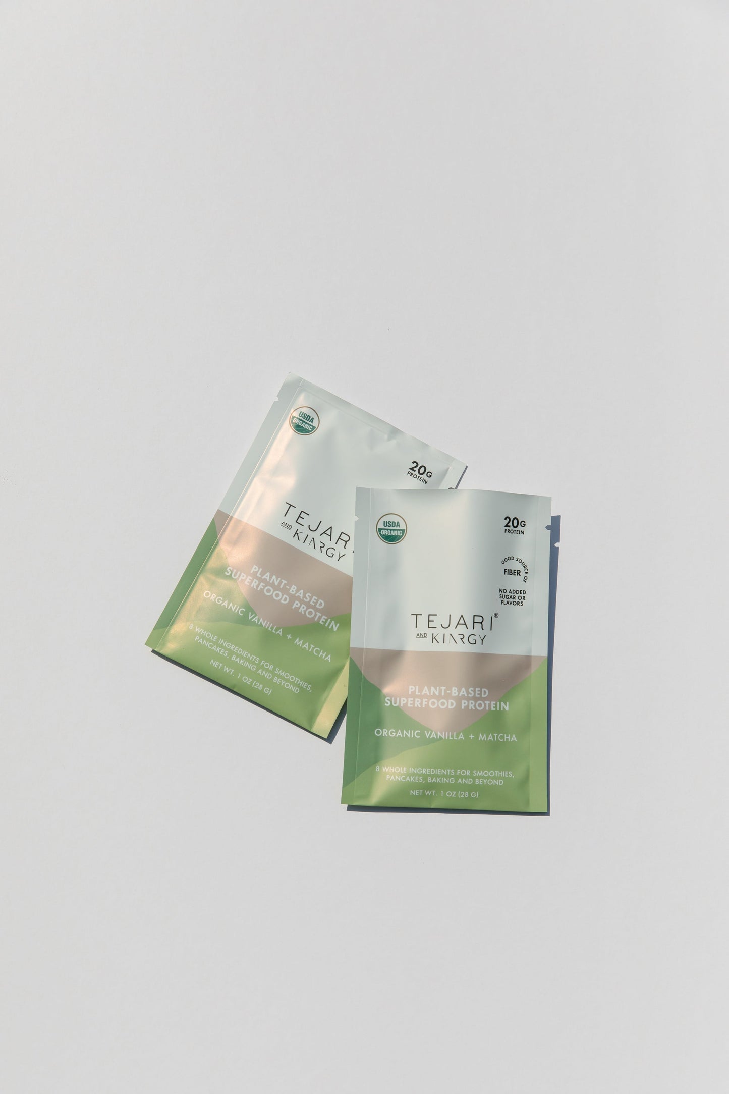 KINRGY x TEJARI Organic Vanilla + Matcha Blend - Two Sachet Set